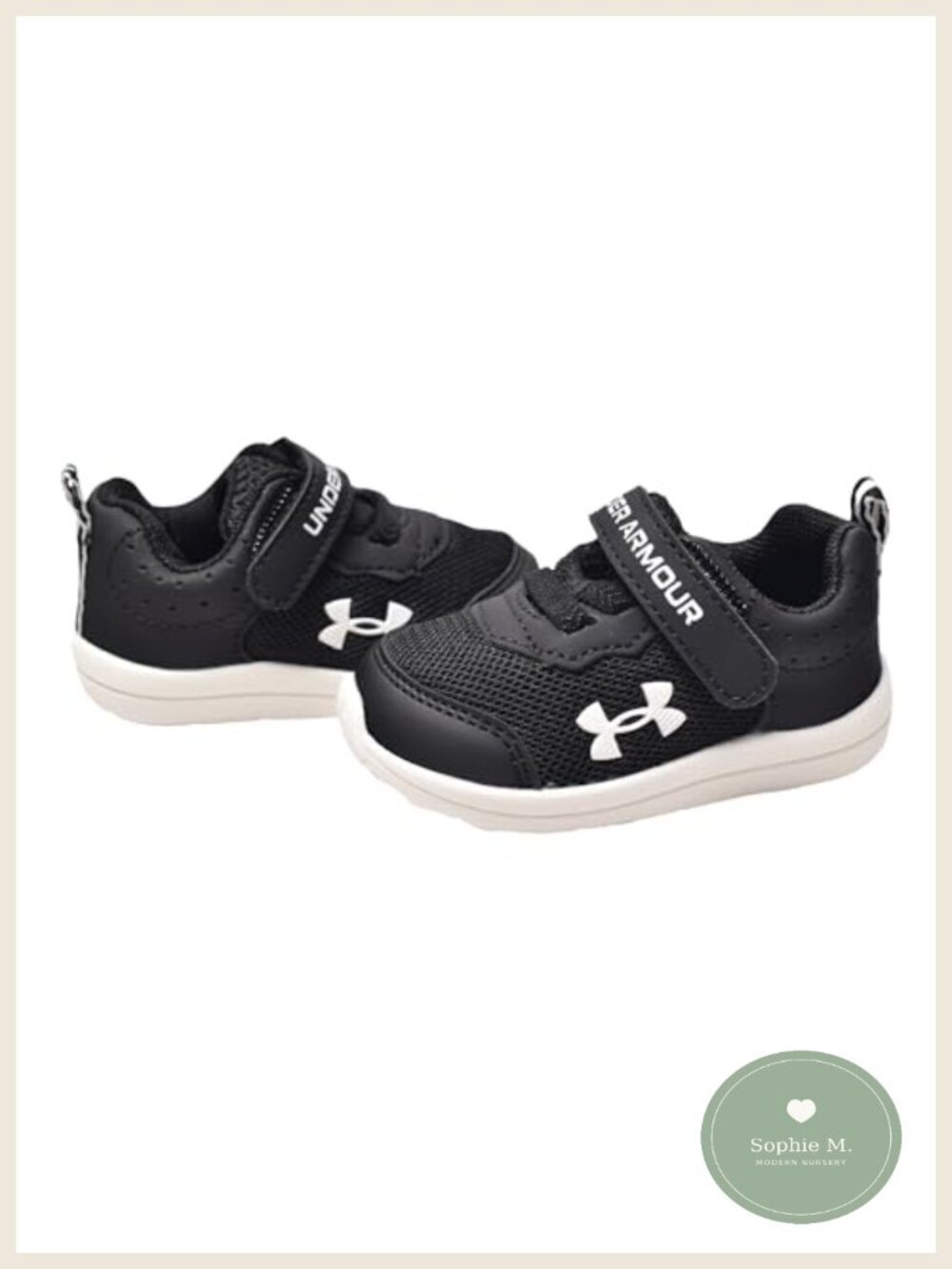 Under Armour Baby Crib Shoes Non-Slip Velcro Infant Sneakers